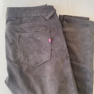 Vigoss The Jagger Gray Soft Corduroy Pants Women Skinny 27x31 Saks 5th Avenue